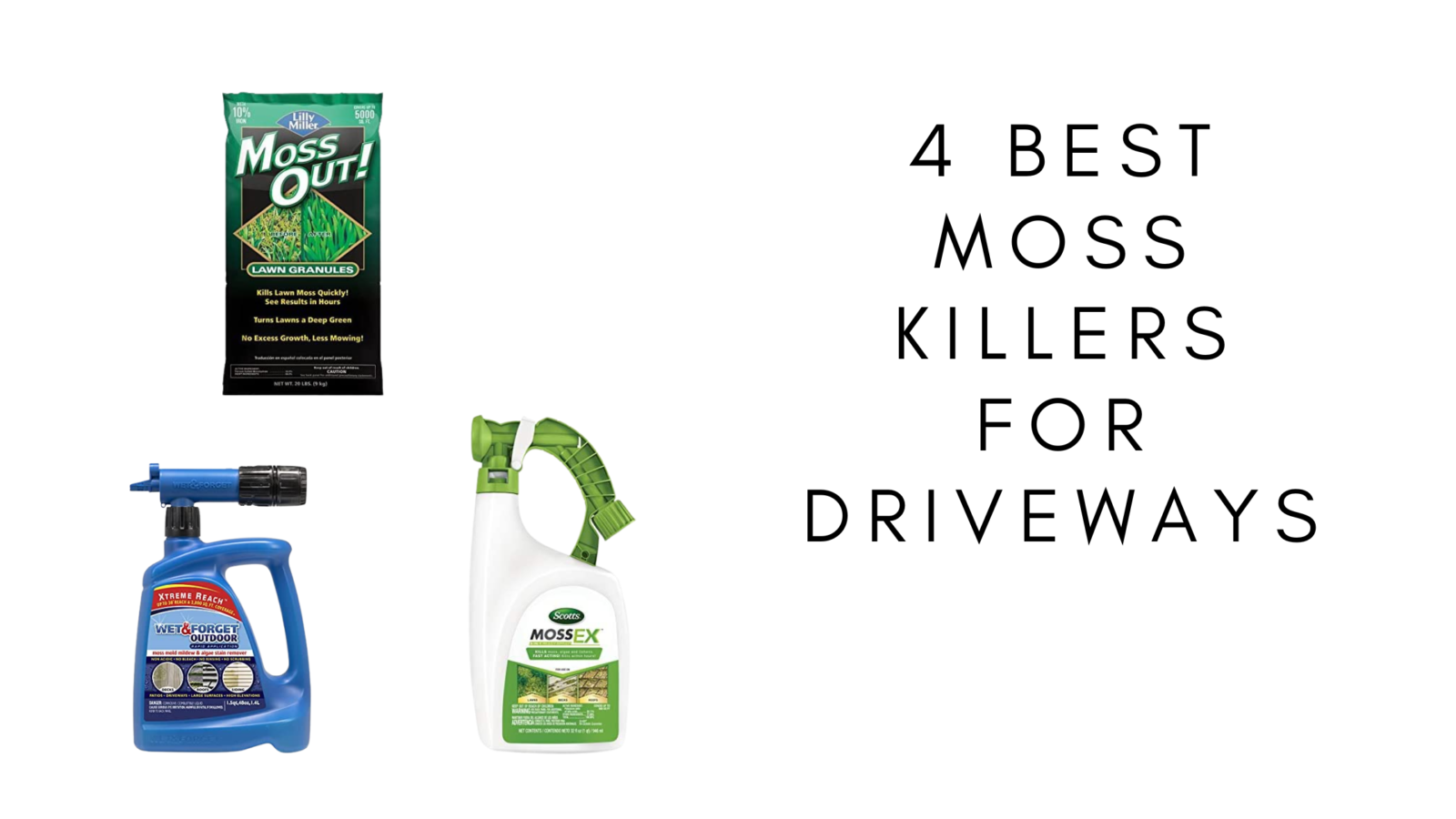 4 Best Moss Killers For Driveways gardener Learn Gardening